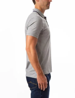 U.S. Polo Assn. SLIM FIT STRETCH SOLID PIQUE POLO SHIRT 38 U.S. Polo Assn. SLIM FIT STRETCH SOLID PIQUE POLO SHIRT -Modern Wear Shop 118716EE HGRY 4420