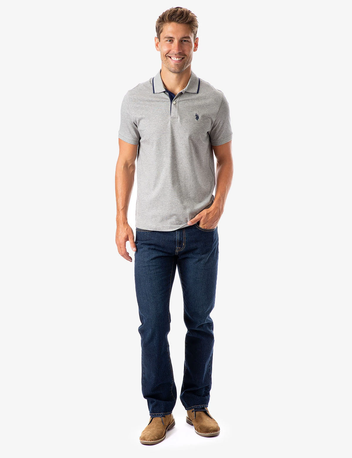 U.S. Polo Assn. SLIM FIT STRETCH SOLID PIQUE POLO SHIRT 17 U.S. Polo Assn. SLIM FIT STRETCH SOLID PIQUE POLO SHIRT - Image 15