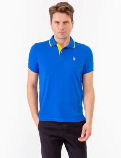 U.S. Polo Assn. SLIM FIT STRETCH PIQUE SOLID POLO SHIRT 30 U.S. Polo Assn. SLIM FIT STRETCH PIQUE SOLID POLO SHIRT -Modern Wear Shop 118716EE LAPB 74191