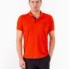 U.S. Polo Assn. SLIM FIT STRETCH PIQUE SOLID POLO SHIRT -Modern Wear Shop 118716EE ORRD 74148