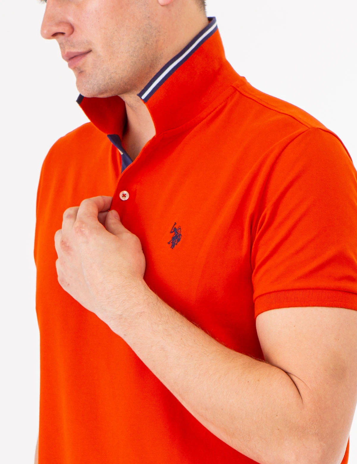 U.S. Polo Assn. SLIM FIT STRETCH PIQUE SOLID POLO SHIRT 4 U.S. Polo Assn. SLIM FIT STRETCH PIQUE SOLID POLO SHIRT - Image 2