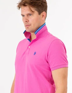 U.S. Polo Assn. SLIM FIT STRETCH PIQUE SOLID POLO SHIRT 36 U.S. Polo Assn. SLIM FIT STRETCH PIQUE SOLID POLO SHIRT -Modern Wear Shop 118716EE PKPZ 74302