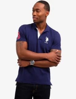 U.S. Polo Assn. SLIM FIT STRETCH SOLID POLO SHIRT