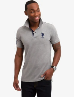 U.S. Polo Assn. SLIM FIT STRETCH SOLID POLO SHIRT -Modern Wear Shop 118717EE CPGY 1 ab68fe1b 9e76 4556 910b c468cc2b79d6