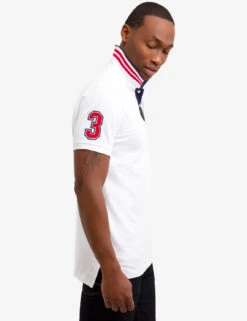 U.S. Polo Assn. SLIM FIT STRETCH SOLID POLO SHIRT -Modern Wear Shop 118717EE WHIT 2