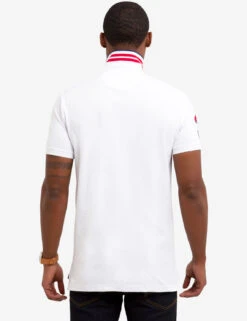 U.S. Polo Assn. SLIM FIT STRETCH SOLID POLO SHIRT -Modern Wear Shop 118717EE WHIT 3
