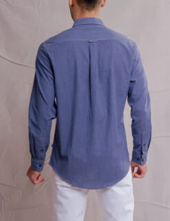 U.S. Polo Assn. WHITE LABEL STRETCH CHAMBRAY SHIRT -Modern Wear Shop 11A527WJ CERB 1208