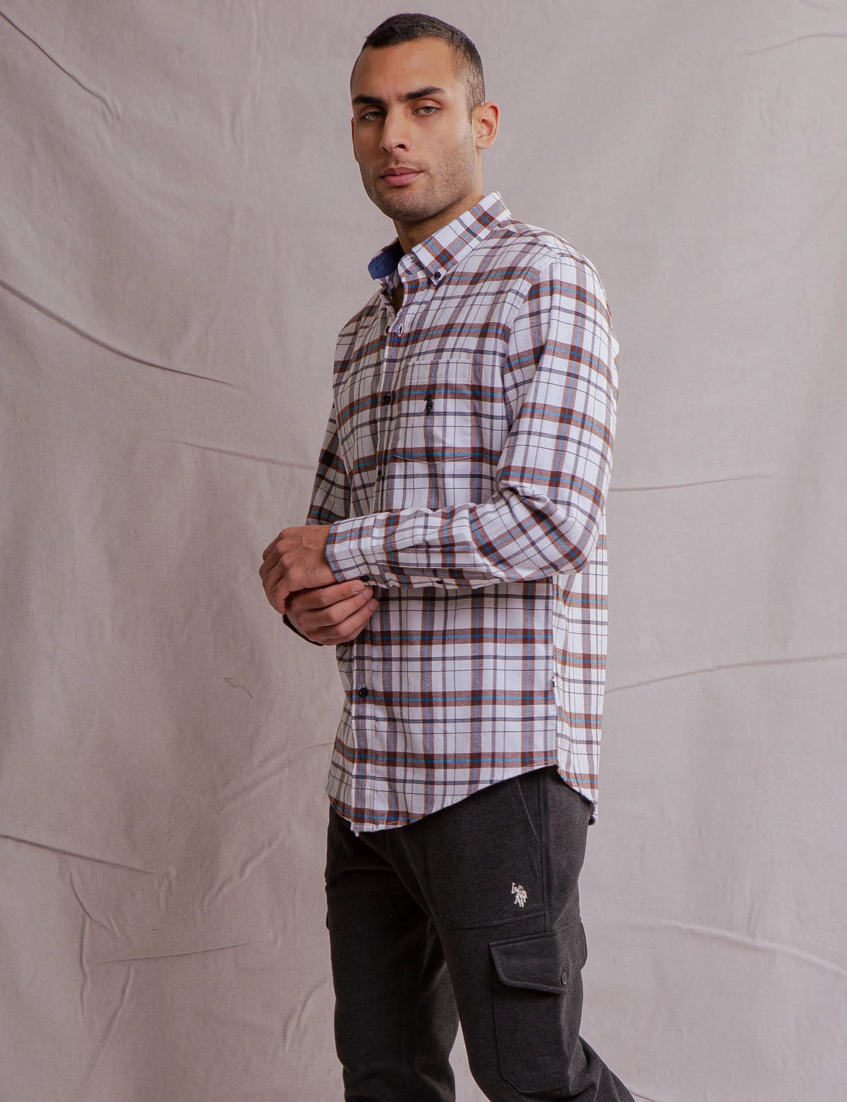 U.S. Polo Assn. WHITE LABEL RECYCLED PLAID SHIRT 4 U.S. Polo Assn. WHITE LABEL RECYCLED PLAID SHIRT - Image 2