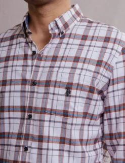 U.S. Polo Assn. WHITE LABEL RECYCLED PLAID SHIRT 10 U.S. Polo Assn. WHITE LABEL RECYCLED PLAID SHIRT -Modern Wear Shop 11A528XK WHWN 1434