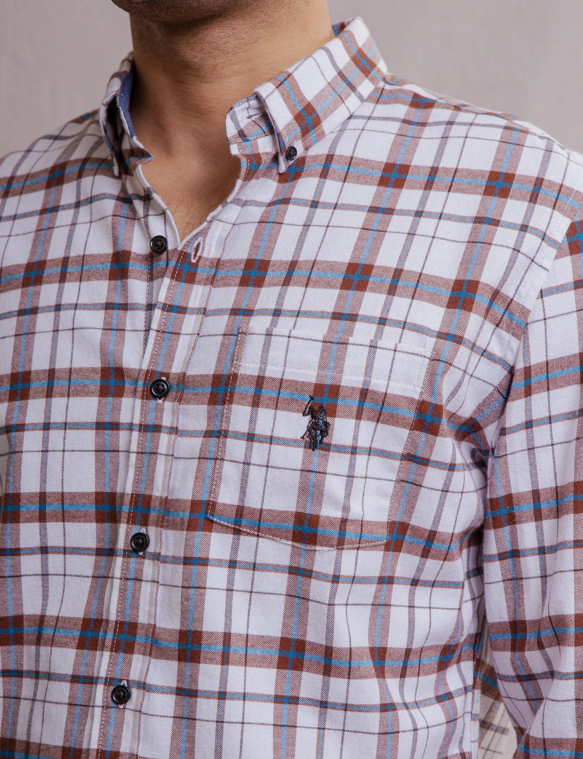 U.S. Polo Assn. WHITE LABEL RECYCLED PLAID SHIRT 6 U.S. Polo Assn. WHITE LABEL RECYCLED PLAID SHIRT - Image 4