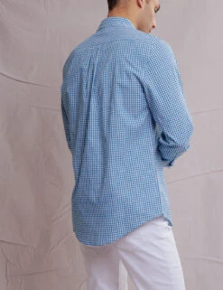 U.S. Polo Assn. WHITE LABEL GINGHAM POPLIN SHIRT -Modern Wear Shop 11A529VO AUTL 1347