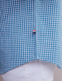 U.S. Polo Assn. WHITE LABEL GINGHAM POPLIN SHIRT -Modern Wear Shop 11A529VO AUTL 1354
