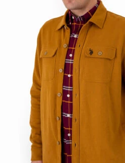 U.S. Polo Assn. WHITE LABEL FRENCH TERRY SHACKET -Modern Wear Shop 11A5398U GLBR 74014