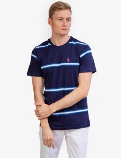 U.S. Polo Assn. OMBRE STRIPE JERSEY T-SHIRT -Modern Wear Shop 11A69319 CLNV 44631