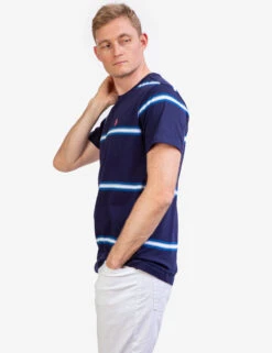 U.S. Polo Assn. OMBRE STRIPE JERSEY T-SHIRT -Modern Wear Shop 11A69319 CLNV 44636