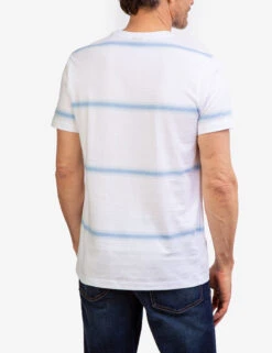 U.S. Polo Assn. OMBRE STRIPE JERSEY T-SHIRT -Modern Wear Shop 11A69319 WHIT 44625