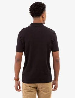 U.S. Polo Assn. INTERLOCK GINGHAM TRIM POLO SHIRT -Modern Wear Shop 11A71498 BLCK 82311