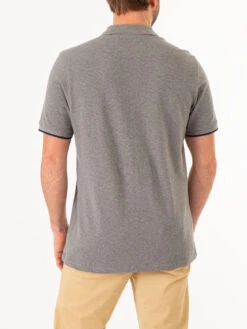 U.S. Polo Assn. PIECED SIGNATURE STRIPE PIQUE POLO SHIRT -Modern Wear Shop 11A72230 CPGY 75053