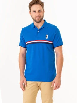 U.S. Polo Assn. PIECED SIGNATURE STRIPE PIQUE POLO SHIRT -Modern Wear Shop 11A72230 LAPB 75064