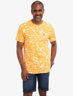 U.S. Polo Assn. TROPICAL PRINT JERSEY T-SHIRT -Modern Wear Shop 11A76904 GLOO 58215