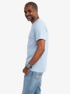 U.S. Polo Assn. DITZY ALL OVER PRINT CREW NECK T-SHIRT -Modern Wear Shop 11A78304 YLBH 58284