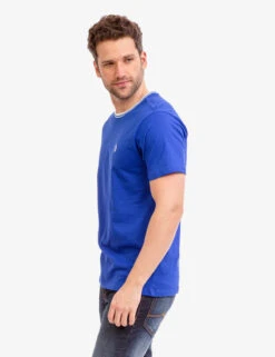 U.S. Polo Assn. TIPPED CREW NECK COLLAR T-SHIRT -Modern Wear Shop 11A79904 BLRF 6482