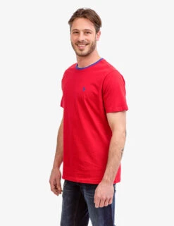 U.S. Polo Assn. TIPPED CREW NECK COLLAR T-SHIRT -Modern Wear Shop 11A79904 ERED 6741