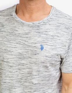 U.S. Polo Assn. SPACE DYE JERSEY T-SHIRT -Modern Wear Shop 11A80119 BLCK 44670