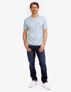 U.S. Polo Assn. SPACE DYE JERSEY T-SHIRT -Modern Wear Shop 11A80119 CALB 44564