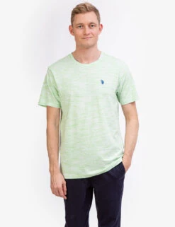 U.S. Polo Assn. SPACE DYE JERSEY T-SHIRT -Modern Wear Shop 11A80119 PARM 44412
