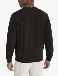 U.S. POLO ASSN. FRENCH TERRY APPLIQUE PULLOVER -Modern Wear Shop 11A93187 BLCK 1262