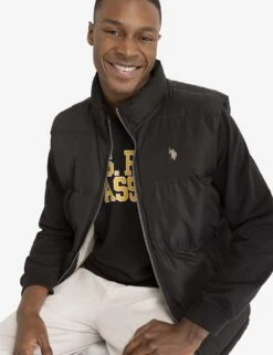 U.S. POLO ASSN. FRENCH TERRY APPLIQUE PULLOVER -Modern Wear Shop 11A93187 BLCK 1273