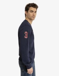 U.S. POLO ASSN. FRENCH TERRY APPLIQUE PULLOVER -Modern Wear Shop 11A93187 CLNV 2982