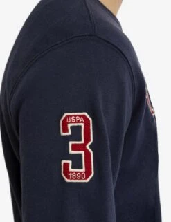 U.S. POLO ASSN. FRENCH TERRY APPLIQUE PULLOVER -Modern Wear Shop 11A93187 CLNV 2983