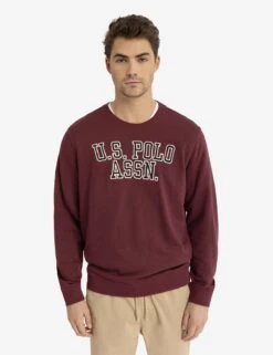 U.S. POLO ASSN. FRENCH TERRY APPLIQUE PULLOVER -Modern Wear Shop 11A93187 MNBR 3199