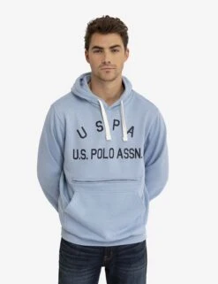U.S. Polo Assn. USPA FLEECE GRAPHIC PULLOVER HOODIE -Modern Wear Shop 11A9328J SFBH 3367