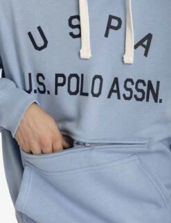 U.S. Polo Assn. USPA FLEECE GRAPHIC PULLOVER HOODIE -Modern Wear Shop 11A9328J SFBH 3370