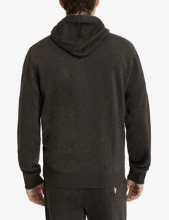 U.S. POLO ASSN. SOLID FLEECE FULL ZIP HOODIE -Modern Wear Shop 11A9358J BKHT 3126