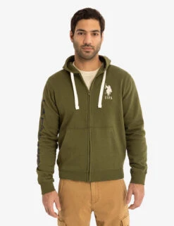 U.S. POLO ASSN. SOLID FLEECE FULL ZIP HOODIE