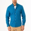 U.S. Polo Assn. DIAMOND PRINT LONG SLEEVE SHIRT WITH POCKET -Modern Wear Shop 11A949VI BLSA 74992