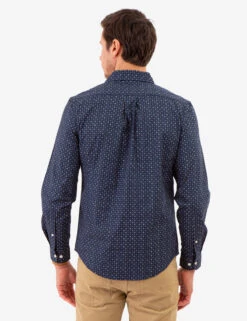 U.S. Polo Assn. ALLOVER MULTI GEO PRINT LONG SLEEVE SHIRT -Modern Wear Shop 11A950VI CLNV 82013