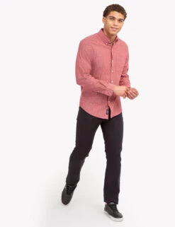 U.S. Polo Assn. COTTON SLUB DISCHARGED PRINT SHIRT -Modern Wear Shop 11A951WA RDCV 68705