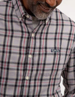 U.S. Polo Assn. PLAID PEACHED TWILL LONG SLEEVE SHIRT -Modern Wear Shop 11A960XE CBSG 67198