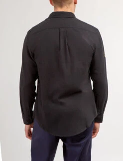 U.S. Polo Assn. USPA SPORT PEACHED TWILL LONG SLEEVE SHIRT -Modern Wear Shop 11A965XU BLCK 66774