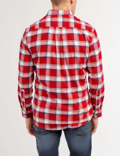U.S. Polo Assn. DOUBLE CHEST POCKET LONG SLEEVE PLAID SHIRT -Modern Wear Shop 11A974XI RYTR 66253