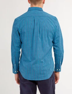 U.S. Polo Assn. YARN DYE PEACHED POPLIN GINGHAM SHIRT -Modern Wear Shop 11A978VF BEAB 66768