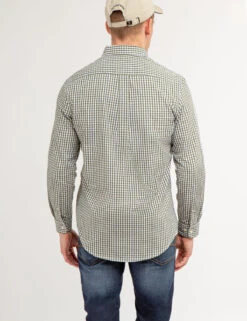 U.S. Polo Assn. YARN DYE PEACHED POPLIN GINGHAM SHIRT -Modern Wear Shop 11A978VF CYOL 66327