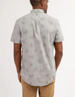 U.S. Polo Assn. FLORAL HEATHER POPLIN SHORT SLEEVE SHIRT -Modern Wear Shop 11A987VD CBSG 68056