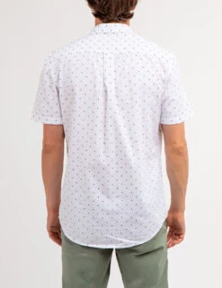 U.S. Polo Assn. SWISS DOT POPLIN SHORT SLEEVE SHIRT -Modern Wear Shop 11A988ZY OPWH 68091