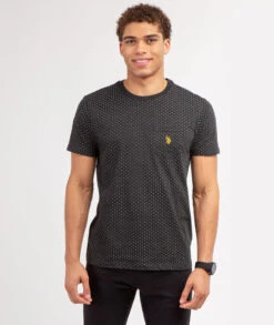 U.S. Polo Assn. POLKA DOT JERSEY T-SHIRT 28 U.S. Polo Assn. POLKA DOT JERSEY T-SHIRT -Modern Wear Shop 11C01704 BKHT 68811